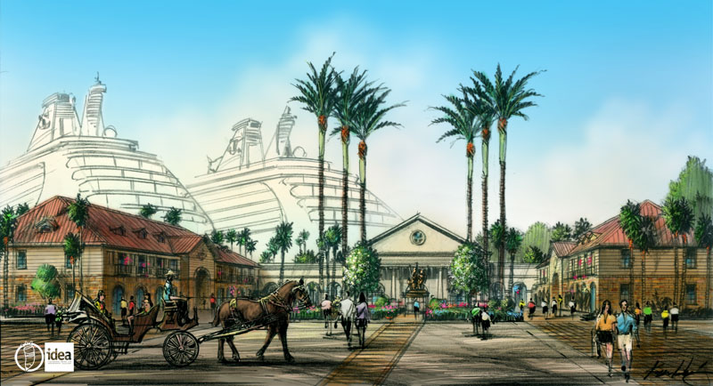 Port of Falmouth Central Plaza Concept
