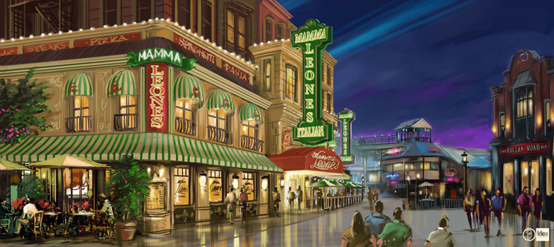 Restaurant Concept for Downtown Disney.
