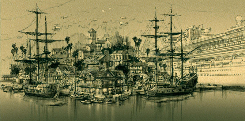 Pirate Village Concept